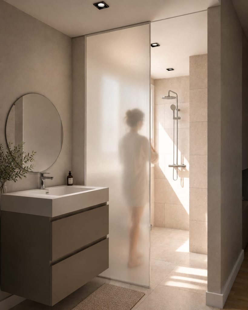 Habitación con zona de descanso